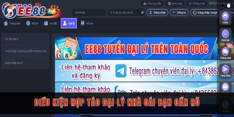 Điều kiện hợp tác đại lý nhà cái bạn cần rõ